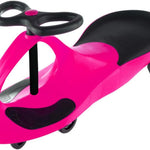Wiggle Car - Ride on Toy for Ages 3 and Up - Toddler Ride on Toys with no Batteries, Gears or Pedals Just Twist, Wiggle, and Go by Lil’ Rider (Pink)
