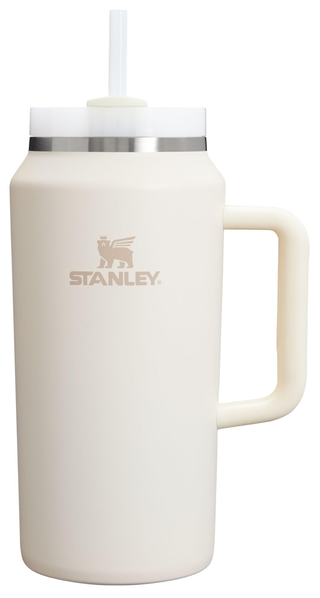 Stanley Quencher H2.0 FlowState Stainless Steel Vacuum Insulated Tumbler with Lid and Straw for Water, Iced Tea or Coffee, Smoothie and More, Rose Quartz 2.0, 30 OZ / 0.89 L