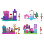 Barbie Mini Doll House Playset: Barbie Land with 1.5-Inch Doll, Furniture & Accessories