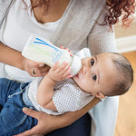 Dr. Brown's Natural Flow Anti-Colic Options+ Wide-Neck Baby Bottles 9 oz/270 mL, with Level 1 Slow Flow Nipple, 4 Count, 0m+
