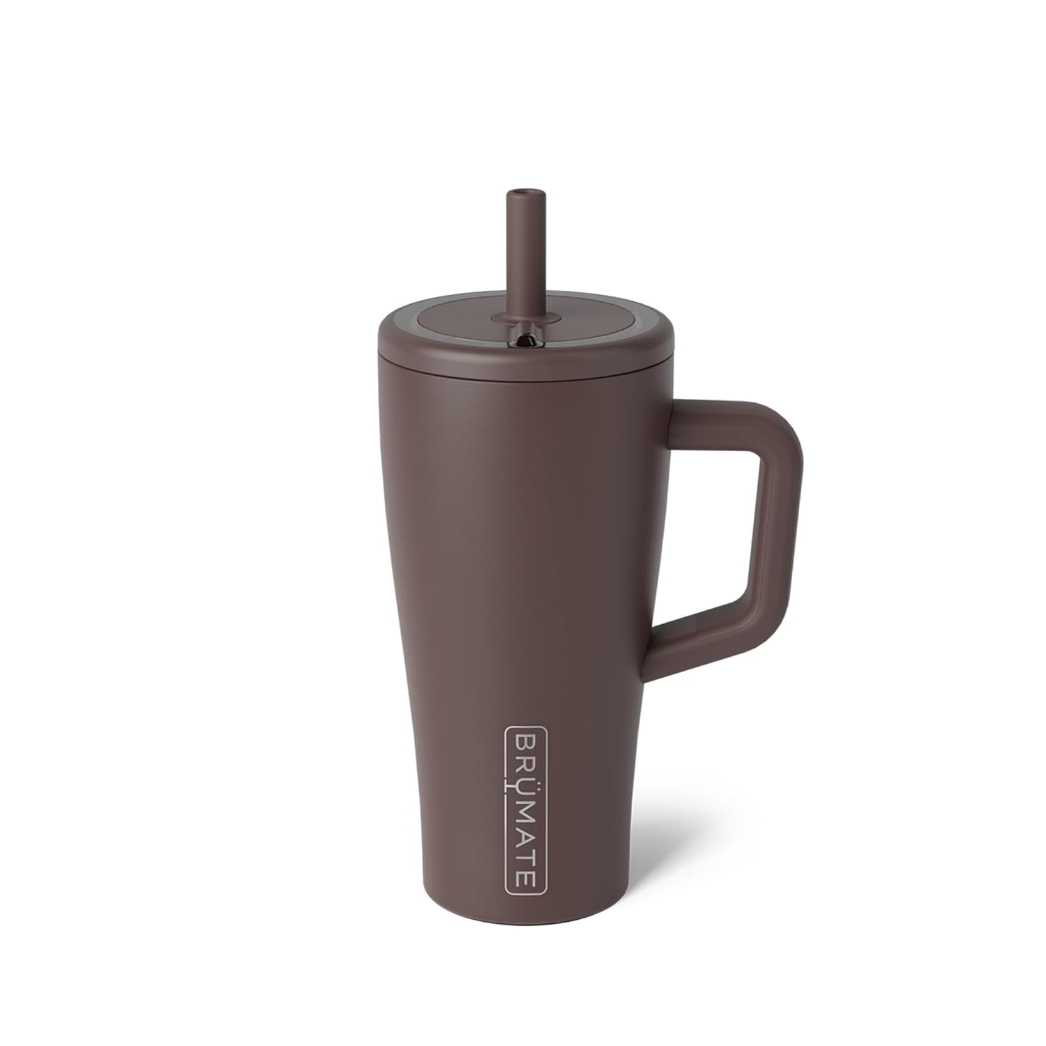 BrüMate Era 40 oz Tumbler with Handle and Straw | 100% Leakproof Insulated Water Bottle Tumbler with Lid and Flexible SoftSip Straw | Made of Stainless Steel | Cup Holder Friendly | 40oz (Lavender)