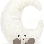 Jellycat Amuseables Moon Stuffed Toy, Medium 10.5" - Moon Plush - Fun Gift Idea