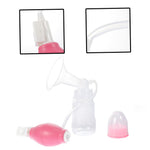 IWOWHERO Portable Manual Breast Pump Ergonomic Handheld Breast Milk Suction Pump with Detachable Design Made of Safe PP and Silicone Easy One-Hand Operation for Breastfeeding Moms The Go