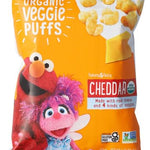 Earth's Best Organic Veggie Puffs for Toddlers 2 Years Old and Up, Cheddar Flavor, 1.55 Ounce Bag
