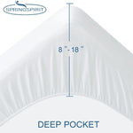 Queen Mattress Protector Waterproof Cover Absorbent Fitted Sheet up - 18'' Deep Pocket Mattress Cover Queen Size Bed Sheets, Terry Machine Wash Protection Mattress Protector