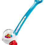 Fisher-Price Baby & Toddler Toy Corn Popper Blue Push-Along with Ball-Popping Action for Infants Ages 1+ Years, 2-Piece Assembly