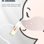 Omnilove Baby Nasal Aspirator Manual Nose Sucker for Newborn & Infant, Manual Pump Silicone Snot Cleaner, Baby Registry Must Haves Newborn Essentials