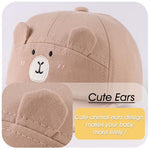 Peecabe Baby Baseball Cap Toddler Infant Boys Girls Sun Hat Breathable Cute Hats for Spring Summer 6M-3T (US, Age, 3 Months, 12 Months, B-Coffee Bear)