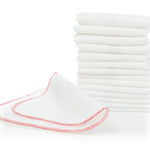 Buttons Flannel Baby Reusable Washable Natural Unbleached Wipes - 15 Pack
