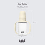 BIBS Sippy Bottle 150 ml – Leak-Proof Toddler Cup with Easy-Grab Handles & Soft Silicone Spout – BPA-Free Baby Training Cup - Blush