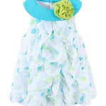 WZSYGDTC 0-24 Months Baby Party Dress Infant Girls One-Piece Romper Jumpsuit (White, 18-24 Months)
