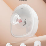 NCVI Hands-Free Breast Pump, Wearable Breastfeeding Pump with 300mmHg Strong Suction, 1400mAh Long Battery, Ultra-Quiet Portable Electric Pump with 4 Modes & 9 Levels, 19/21/24mm, 2-Pack, White