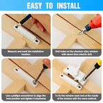 HIMOMO Window Sash Locks, 10 Pack Cam Action White Window Locks, Window Latches with Keeper Diecast, Sliding Window Parts, Replacement Sash Locks for Sliding Windows Double Hung Windows