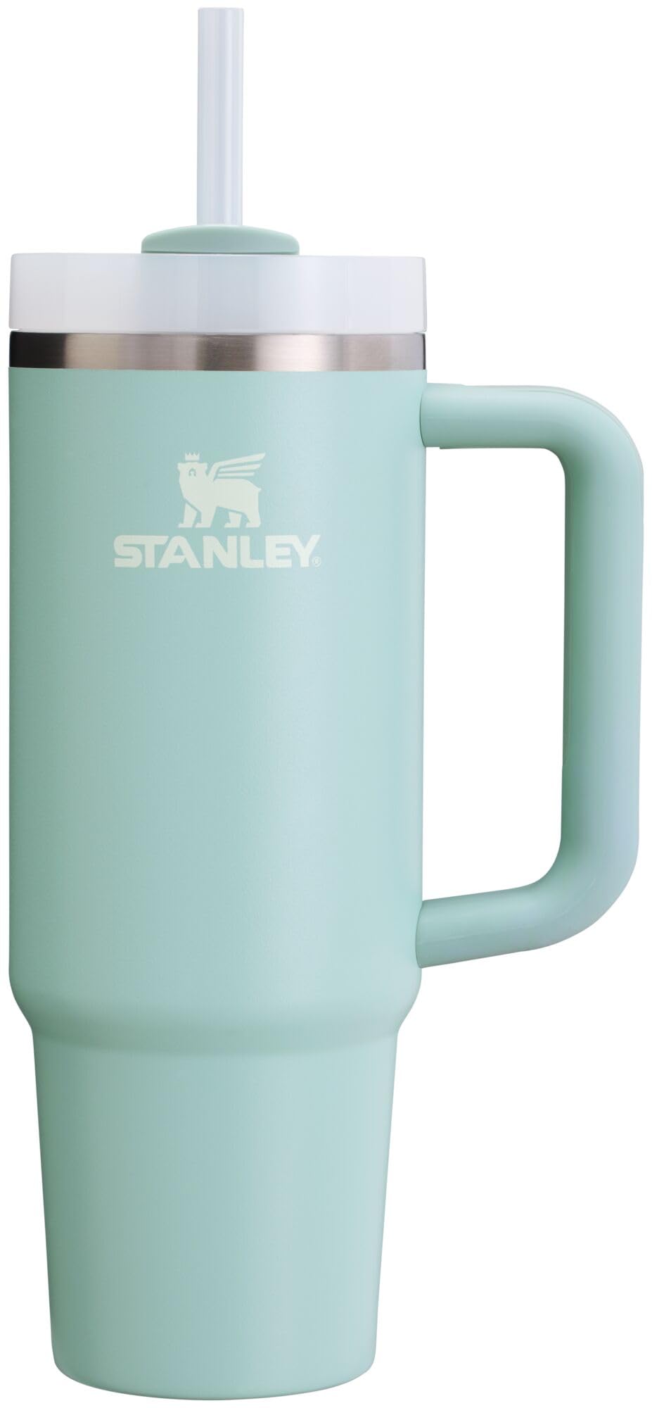 Stanley Quencher H2.0 FlowState Stainless Steel Vacuum Insulated Tumbler with Lid and Straw for Water, Iced Tea or Coffee, Smoothie and More, Rose Quartz 2.0, 30 OZ / 0.89 L