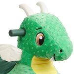 Radio Flyer Jade The Magical Dragon with Interactive Lights and Sounds, Ride On Toy for Toddlers Ages 1-3, Green Dragon Toy for Kids, Medium