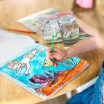 Melissa & Doug My First Paint with Water Activity Books Set - Animals, Vehicles, and Pirates - FSC Certified