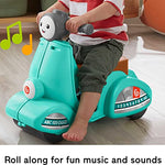 Fisher-Price Toddler Ride-On Toy Laugh & Learn Smart Stages Cruise Along Scooter with Lights Music & Learning for Infants Ages 1+ Years (Amazon Exclusive)