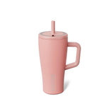 BrüMate Era 40 oz Tumbler with Handle and Straw | 100% Leakproof Insulated Water Bottle Tumbler with Lid and Flexible SoftSip Straw | Made of Stainless Steel | Cup Holder Friendly | 40oz (Lavender)