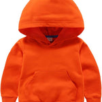 Ding-dong Baby Toddler Kid Boy Girl Solid Casual Pocket Hoodie Sweatershirt Pullover