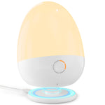 ZUZUKID Touch Egg Night Light for Baby Nursery, Rechargeable Portable Kids Nightlight Lamp with 1-6H Feeding Timer, 3 Color Temperatures Dimmable, Ideal for New Moms of Toddlers