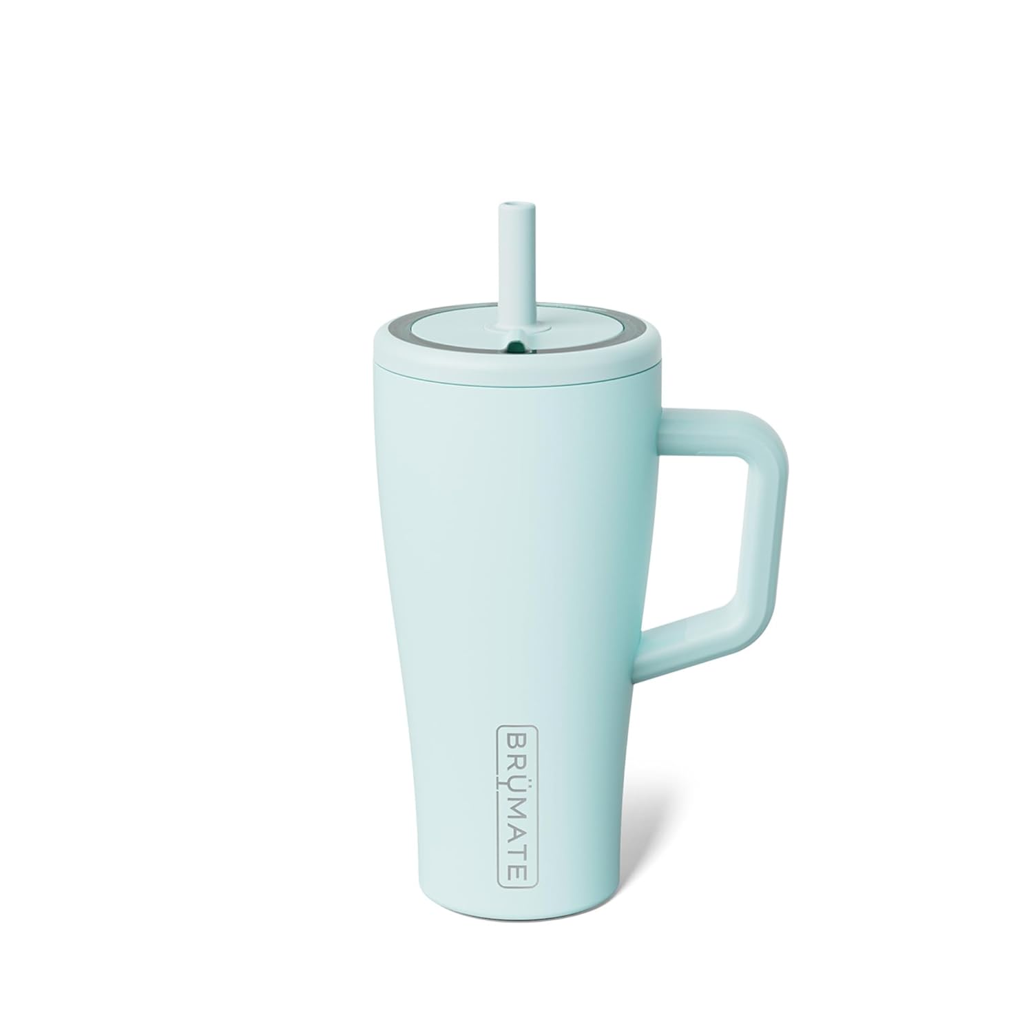 BrüMate Era 40 oz Tumbler with Handle and Straw | 100% Leakproof Insulated Water Bottle Tumbler with Lid and Flexible SoftSip Straw | Made of Stainless Steel | Cup Holder Friendly | 40oz (Lavender)