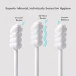 Cubble Baby Tongue Cleaner, 60pcs, Disposable Infant Toothbrush, Hygiene Oral Care Oral Wipes for Baby and Infant