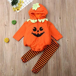 oneflow Newborn Toddler Baby Girl Boy Halloween Pumpkin Costumes Cute Hooded Romper Jumpsuit Outfit Clothes