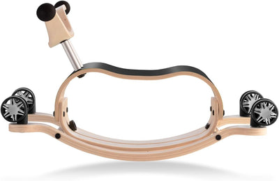 Wishbone Mini Flip 2in1, Wooden Rock & Roll Toy, Ages 1 to 3 Years (Black)