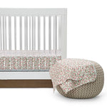 Delta Children 100% Cotton Flannel Baby Receiving Blankets for Girls and Boys – 30x30 Inches (Pack of 4), Pink Floral