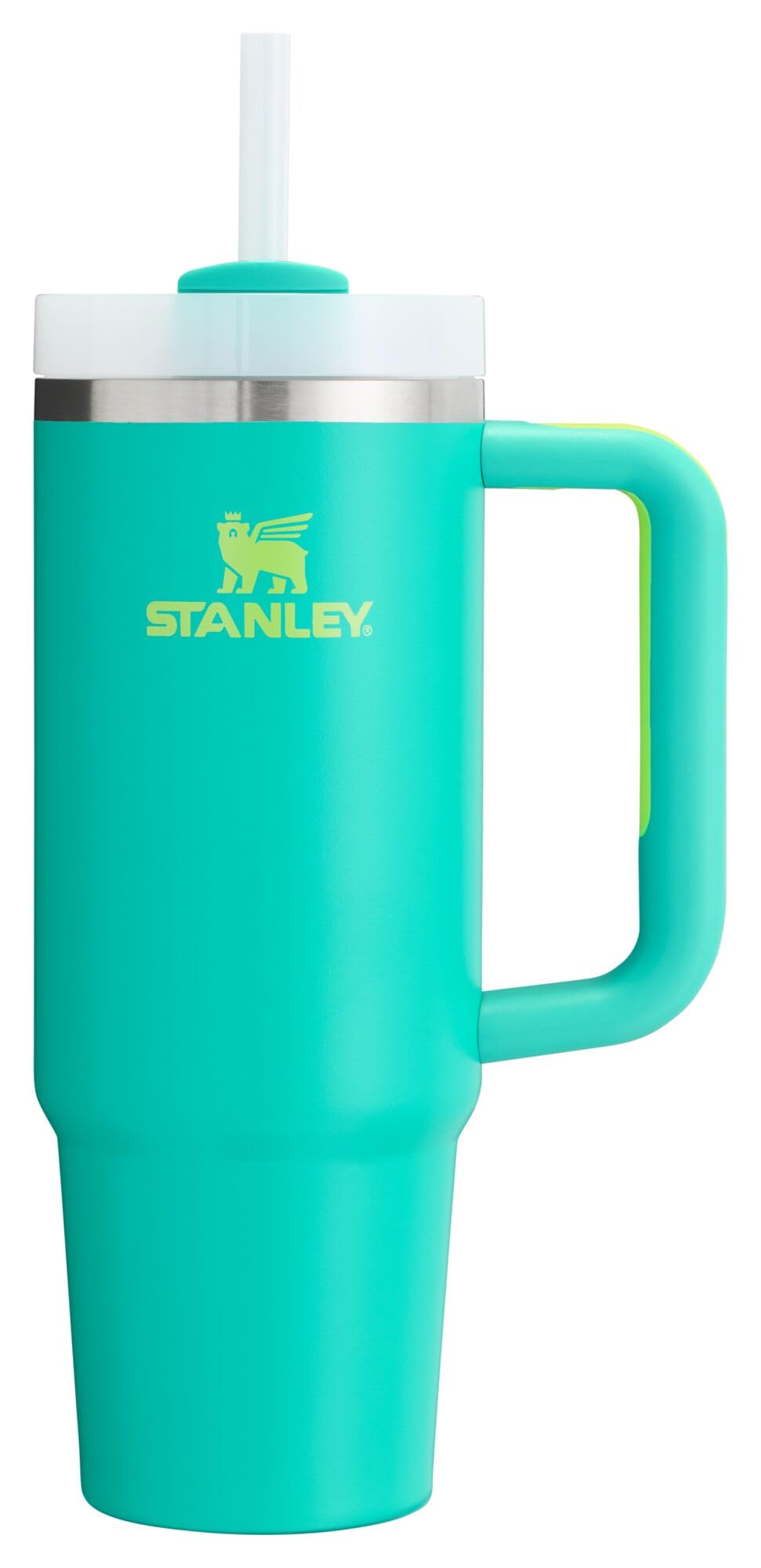 Stanley Quencher H2.0 FlowState Stainless Steel Vacuum Insulated Tumbler with Lid and Straw for Water, Iced Tea or Coffee, Smoothie and More, Rose Quartz 2.0, 30 OZ / 0.89 L