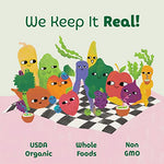 CoComelon Sprout Organic Baby Food, Toddler Snacks, Oatmeal Chocolate Chip Wafflez, Single Serve Waffles (5 Count)