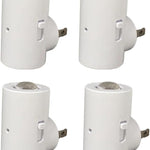 Dimmable Night Lights Plug into Wall, Rotatable Plug-in LED Night Light, Dusk to Dawn Sensor, Adjustable Brightness, 3000K Soft White,for Bedroom, Hallway, Stairway, 4 Pack