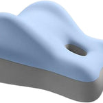 Butt Cushion for Couples Memory Foam Pregnancy Pillow Waterproof & Portable Cushion with Washable Cover for Intimacy Support Prone Pillow Adult Waist Cushions on Bed for Sitting Lying Dark Gr