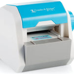Xyron Create-A-Sticker, Mini, 2.5” Sticker and Label Maker Machine, Portable, Includes Permanent Adhesive, Pre-Loaded (XRN250-CFTEN)