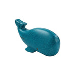 PlanToys® Whale Wooden Montessori Imaginative and Creative Play Toy | Language Development, Social Interaction and Early Coordination Activity | Eco Friendly Animal Figurine for Meaningful Play