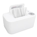 Wipe Warmer, Baby Wipes Dispenser, Large Capacity Baby Wipe Warmer, Wet Wipes Dispenser for Diapers, Wet Wipe Warmer with Night Light for Home, Car & Travel, 3 Temperature Settings