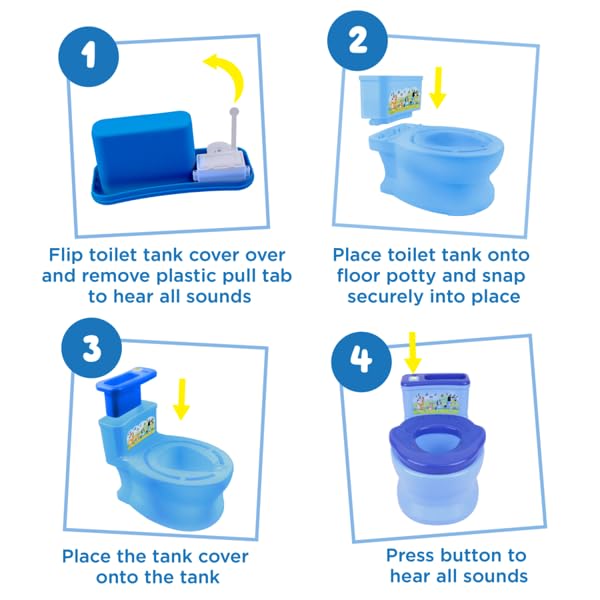 Bluey Playtime Floor Potty Trainer w/Sound