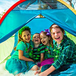 Pacific Play Tents 40205 Kids Super Duper 4-Kid Dome Tent Playhouse, 58" x 58" x 46"