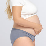 Angelhood 6 Pack Womens Cotton Maternity Underwear,Healthy Maternity Pregnancy Panties Postpartum Mother Under Bump Underwear