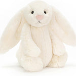 Jellycat Bashful Cream Bunny Stuffed Animal, Medium 12 inches | Rabbit and Bunny Plush Toy | Classic Children's Gift