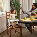 Ingenuity Baby Base 2-in-1 Booster Feeding and Floor Seat with Self-Storing Tray - Mist