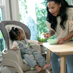 Ingenuity Full Course 6-in-1 High Chair - Baby to 5 Years Old, 6 Convertible Modes, 2 Dishwasher Safe Trays - Astro, 13108