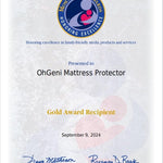 Ohgeni 100% Waterproof Mattress Protector, Queen, Fitted Sheet with Stretchable Pockets, Deep Sleep Noiseless Soft. Breathable Cooling Hypoallergenic Material, Mattresses Cover for Bed