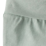little planet by carter's unisex-baby 2-pack Pants made with Organic Cotton, Green/Charcoal, 12 Months