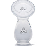 Zomee Manual Breast Pump Silicone Milk Collector – Hands-Free Milk Collection Bottle for Breastfeeding Moms – BPA-Free, Leak-Proof, Spill-Proof Design - Portable & Easy to Clean – 4oz Capacity