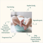 Nature Only Wholesome Diaper Cream. Calm, Nourish and Soothe Diaper Rash. Natural & Organic - 4 oz (Pack of 1)