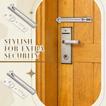 Lothee 4 Pcs Solid Brass Surface Bolt Door Slide Bolt Door Latches for Top of Door Slide Latch Lock (Silver,4")