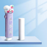 Aesthetic Erasers - Cat Paw Shaped Erasers, Cat Paw Shaped Retractable, Portable Cute,Cute Pencil, Rubber for School Office Stationery (Puprple)