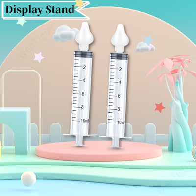 Nasal Irrigator for Baby,Syringe Nasal Irrigator,10ml Nasal Irrigator Portable Infant Nose Cleaner Nose Aspirator for Baby Fast All Natural Relief-Nasal Irrigation/Nasal Spray/Nasal Hygiene (2 PCS)