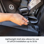 Baby Trend Trooper™ 3-in-1 Convertible Car Seat, Quartz Pink